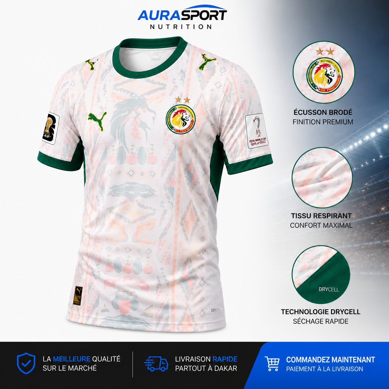 ORIGINAL MAILLOT SÉNÉGAL 2026