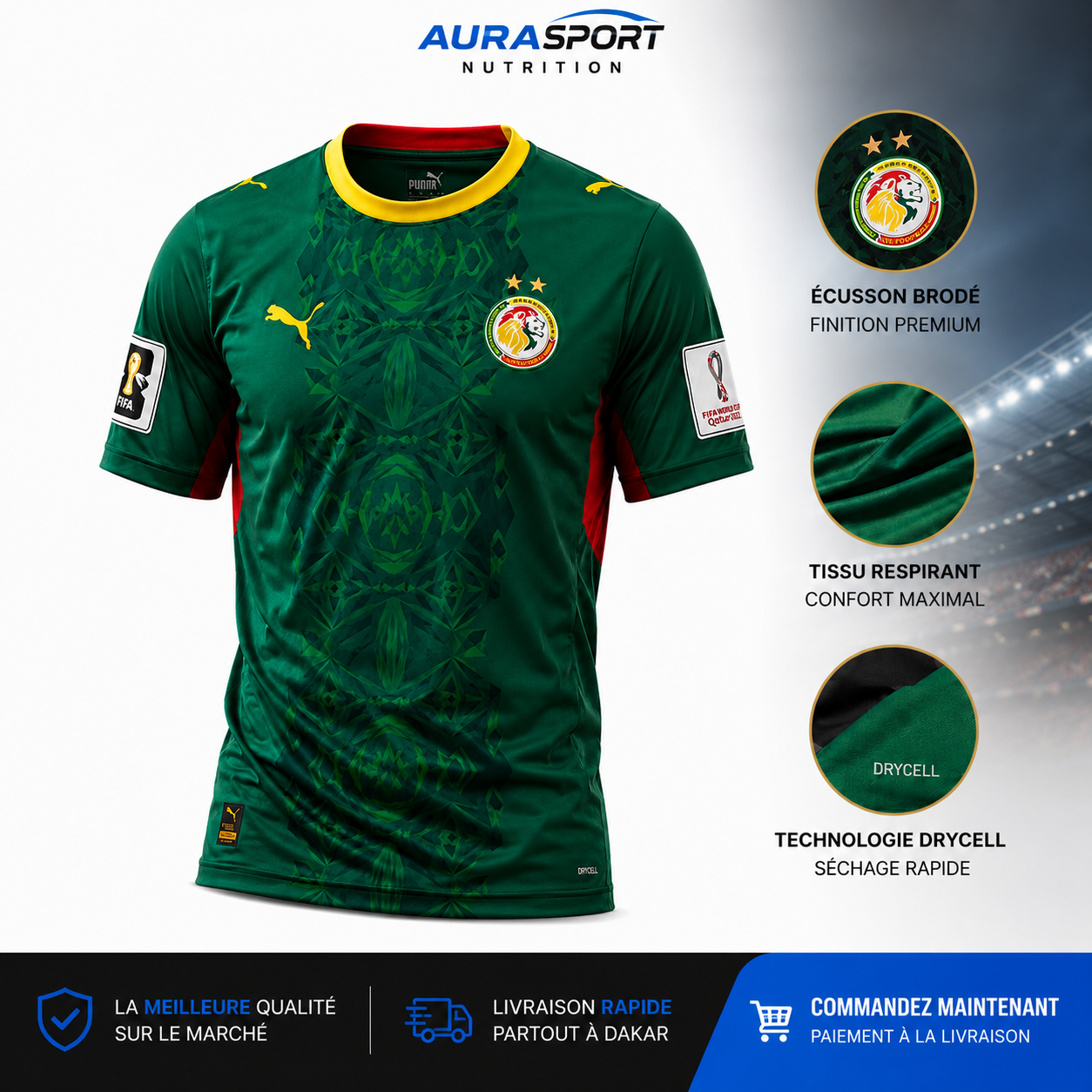 ORIGINAL MAILLOT SÉNÉGAL 2026
