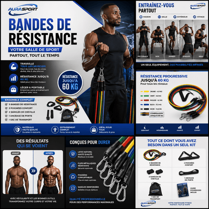 Bande de résistance multifonctions | Full body - AURA SPORT
