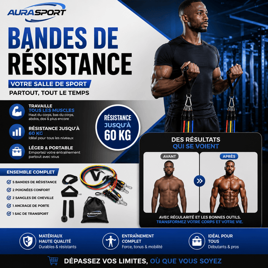 Bande de résistance multifonctions | Full body - AURA SPORT
