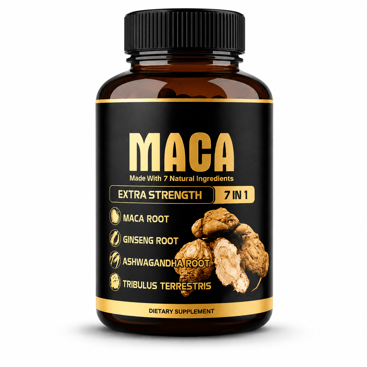 Maca EXTA STRENGH | 7 in 1 + - AURA SPORT