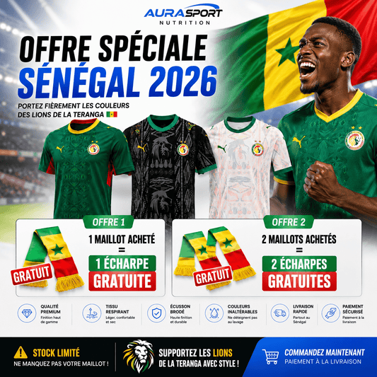 ORIGINAL MAILLOT SÉNÉGAL 2026 - AURA SPORT