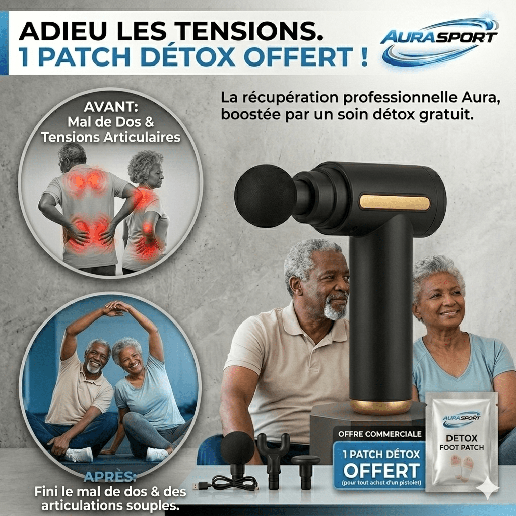 Pistolet de massage multifonction | - AURA SPORT