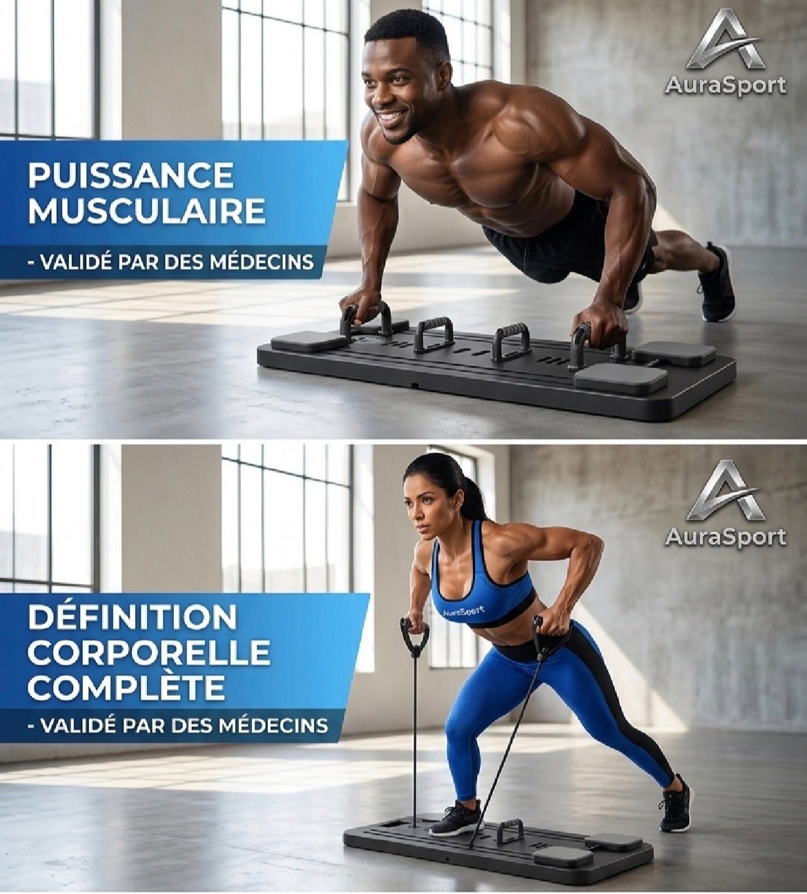 Planche de Pilate multifonction| - AURA SPORT