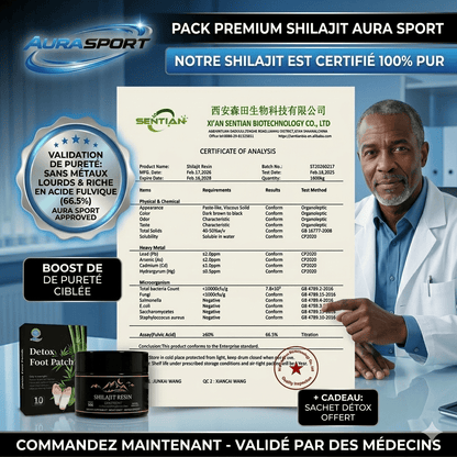 Résine de shilajit pure| - AURA SPORT
